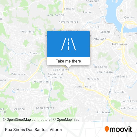 Rua Simas Dos Santos map