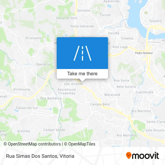 Rua Simas Dos Santos map