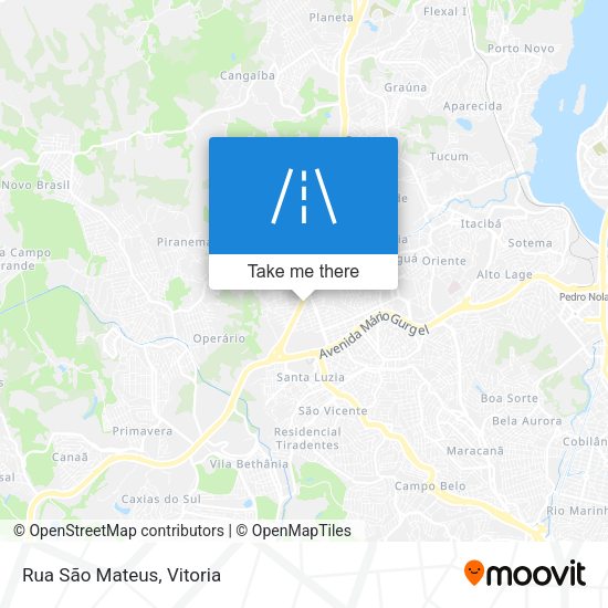 Rua São Mateus map