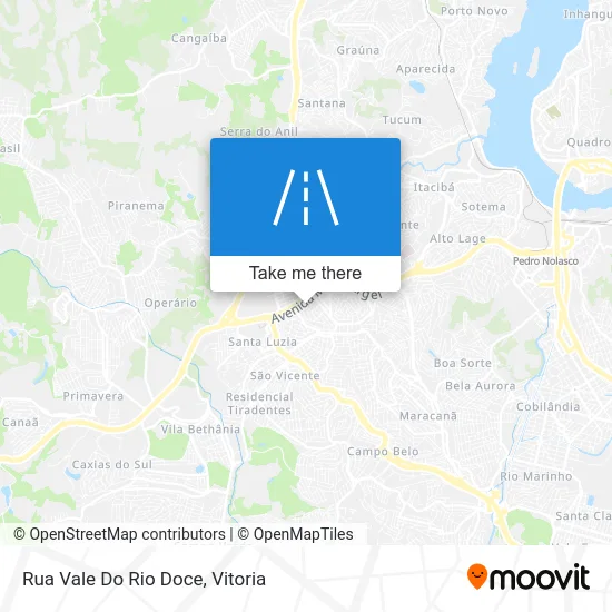 Rua Vale Do Rio Doce map
