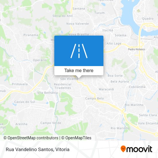 Rua Vandelino Santos map