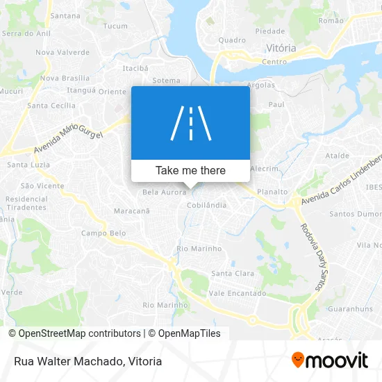 Rua Walter Machado map