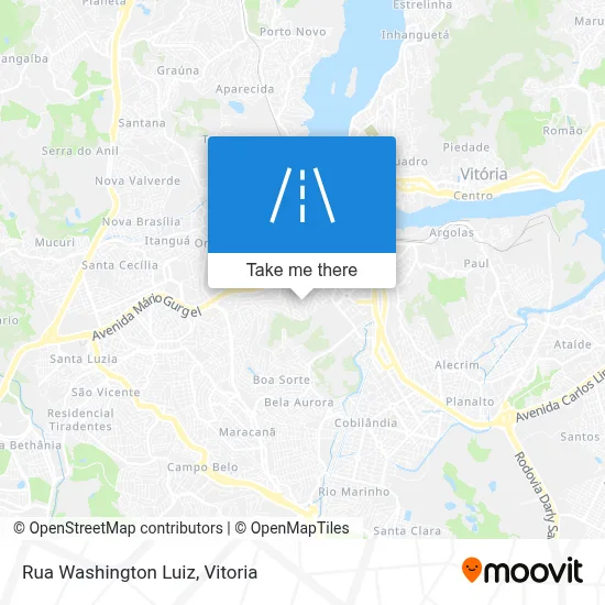 Rua Washington Luiz map