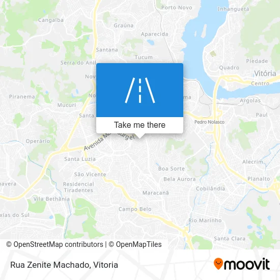 Rua Zenite Machado map