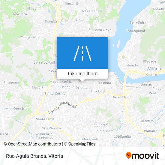 Rua Águia Branca map