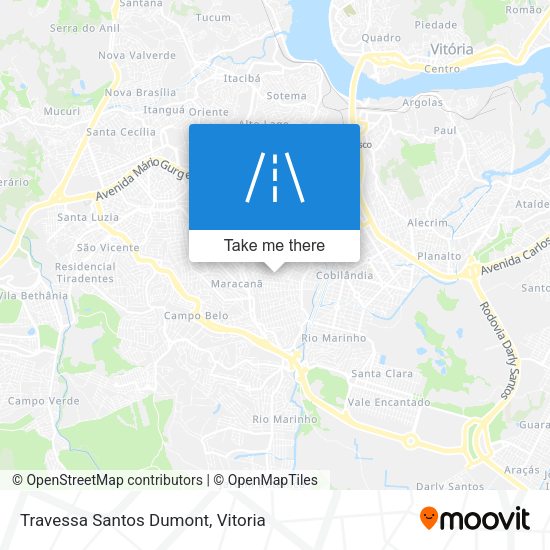 Travessa Santos Dumont map