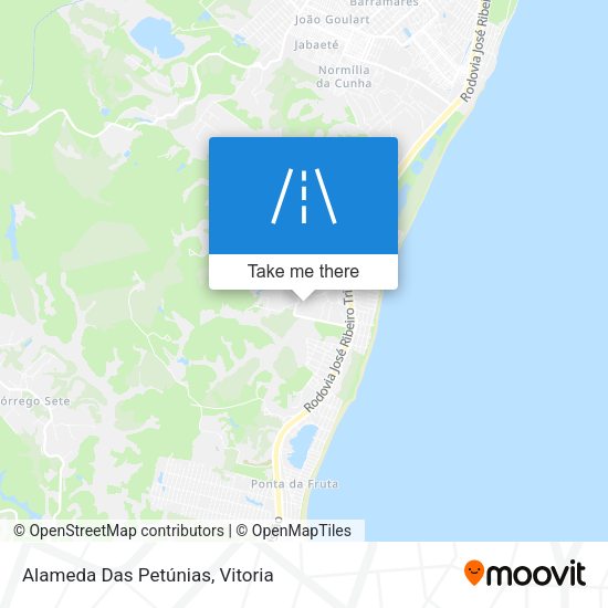 Alameda Das Petúnias map