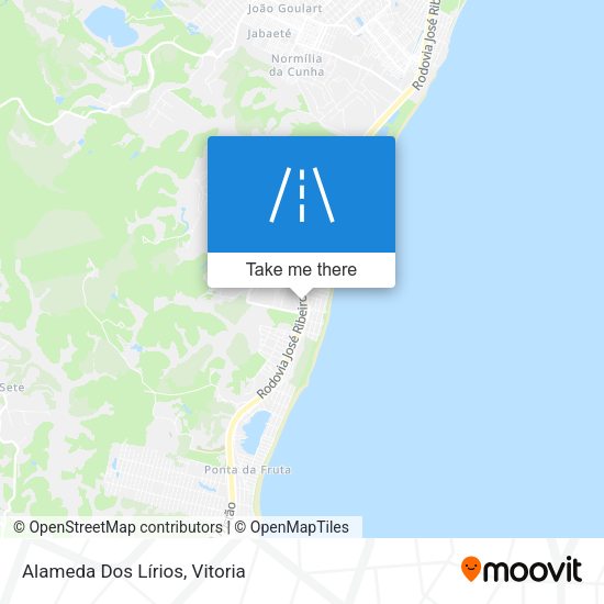 Alameda Dos Lírios map