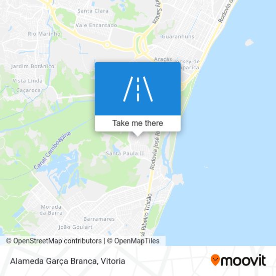 Alameda Garça Branca map