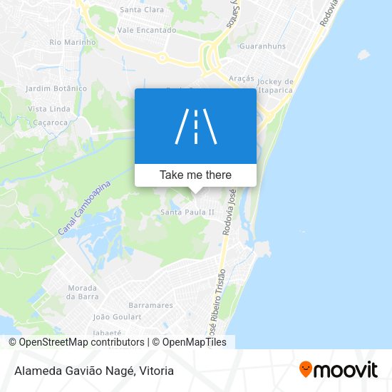 Alameda Gavião Nagé map