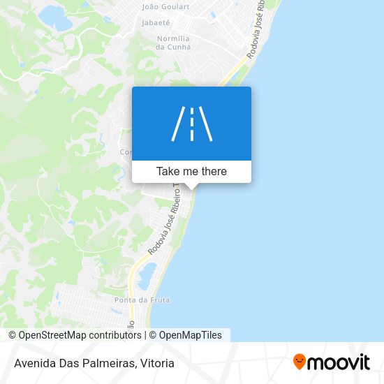 Avenida Das Palmeiras map