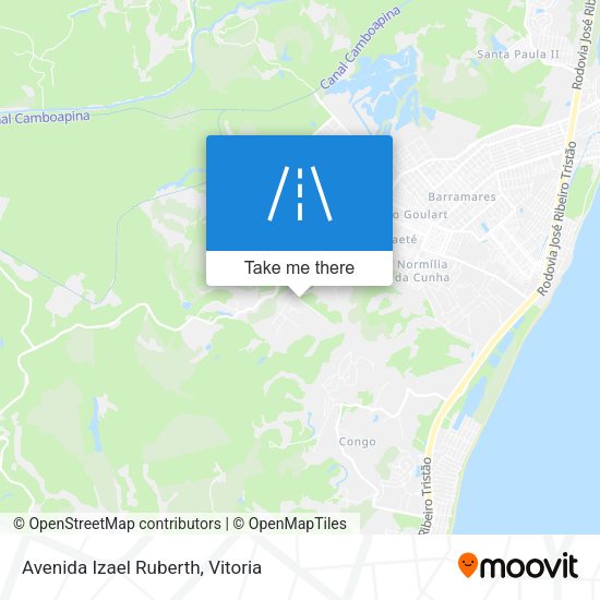 Avenida Izael Ruberth map