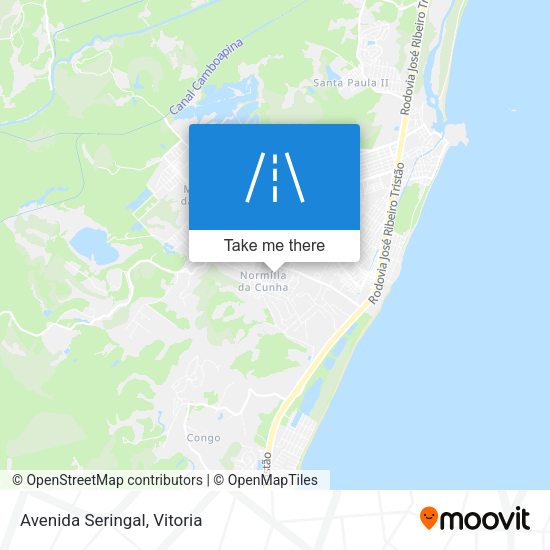 Avenida Seringal map