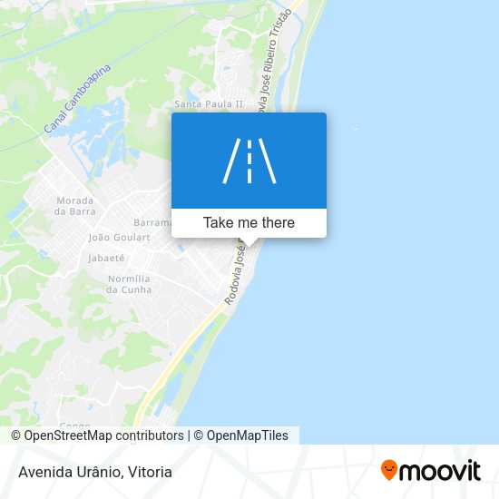 Avenida Urânio map