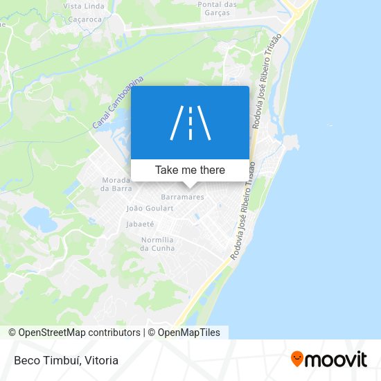 Beco Timbuí map