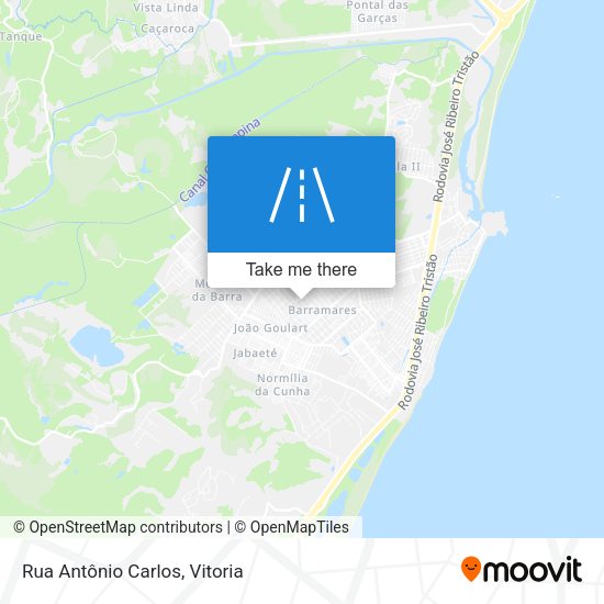 Rua Antônio Carlos map