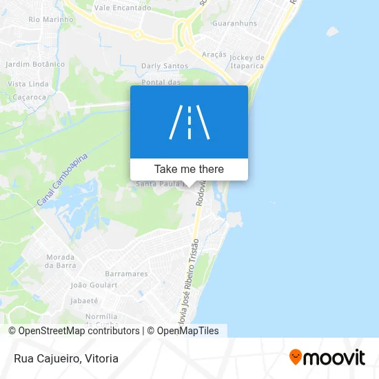 Rua Cajueiro map