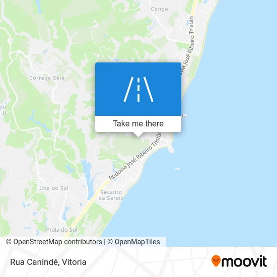 Rua Canindé map