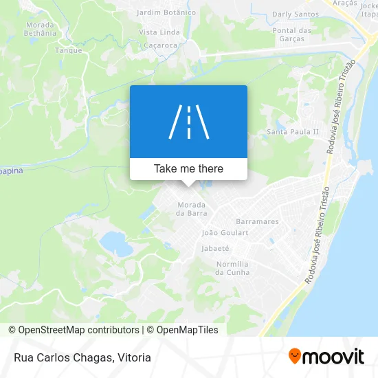 Rua Carlos Chagas map