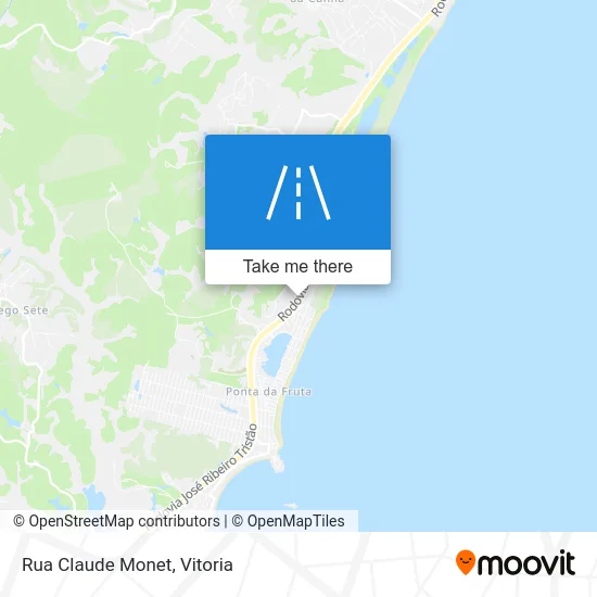 Rua Claude Monet map