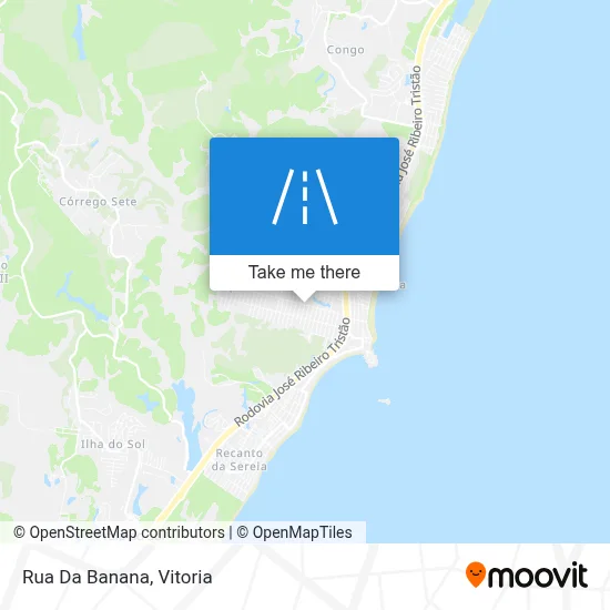 Rua Da Banana map