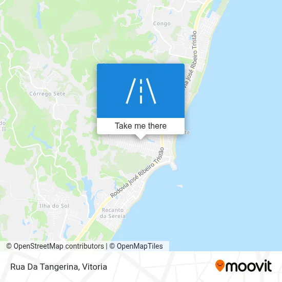 Rua Da Tangerina map