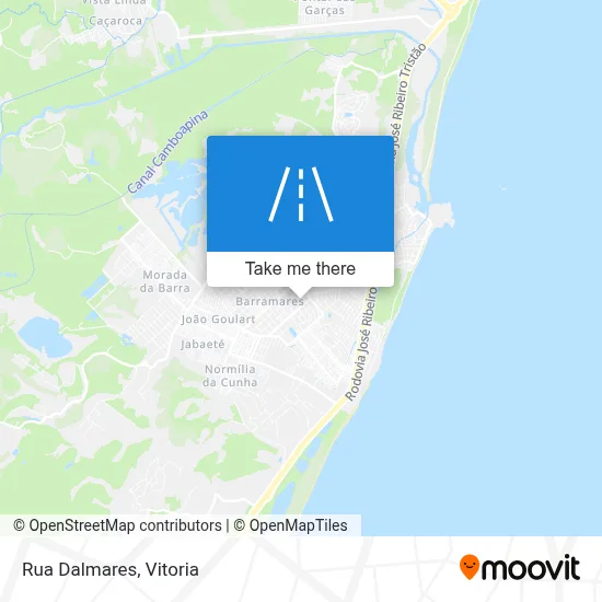 Rua Dalmares map