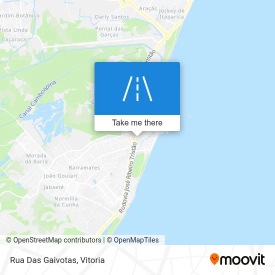 Rua Das Gaivotas map