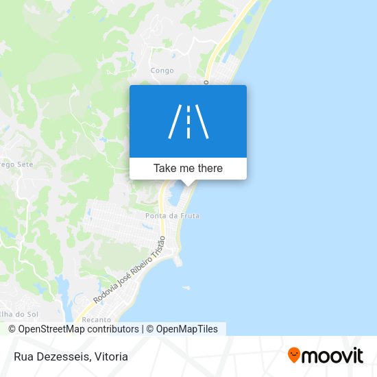 Rua Dezesseis map