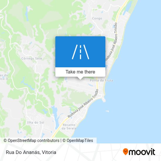 Rua Do Ananás map