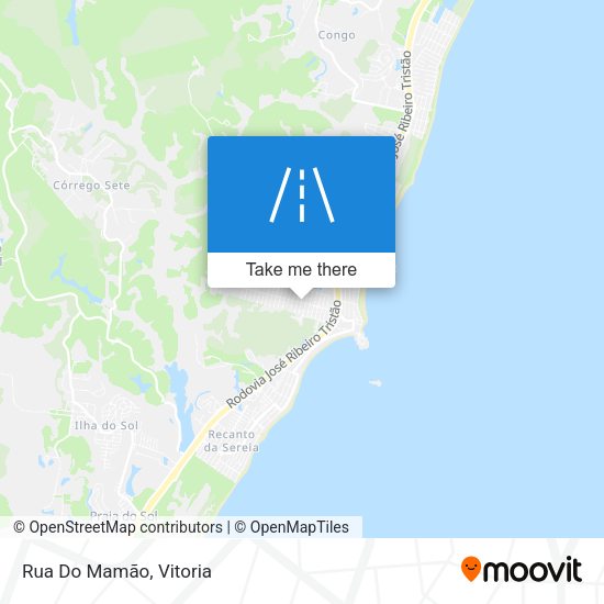 Rua Do Mamão map