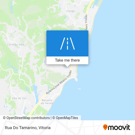 Rua Do Tamarino map