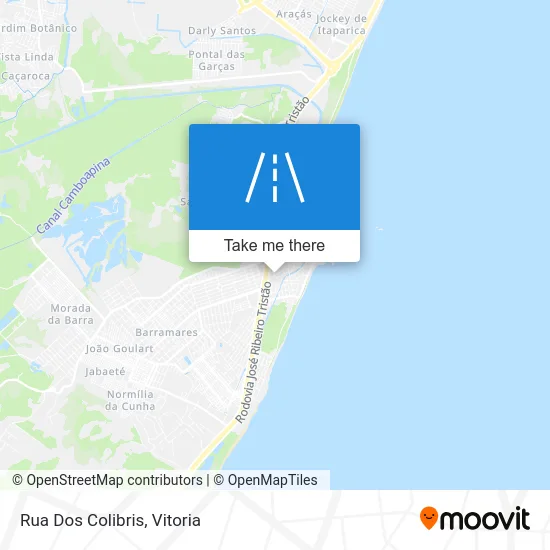 Rua Dos Colibris map
