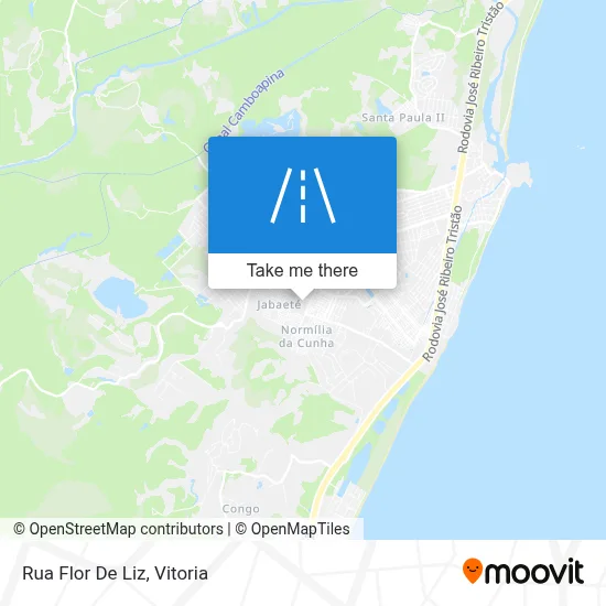 Rua Flor De Liz map