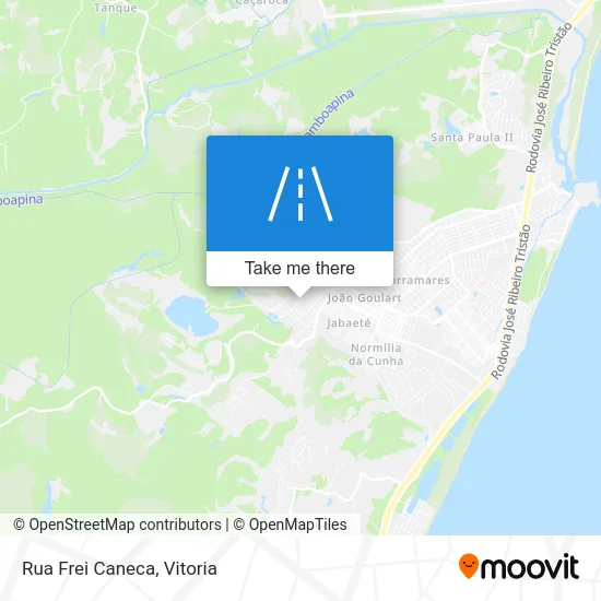 Rua Frei Caneca map