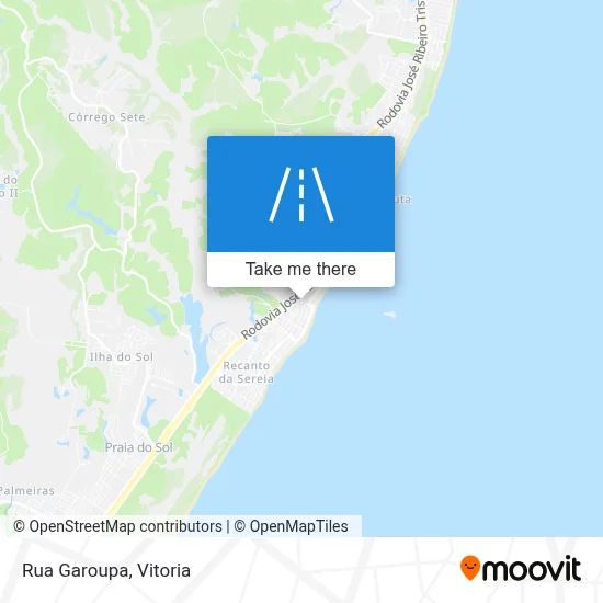 Rua Garoupa map