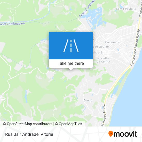 Rua Jair Andrade map