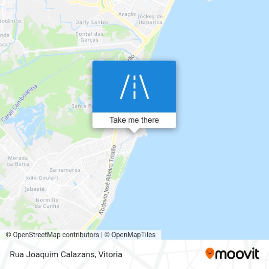 Rua Joaquim Calazans map