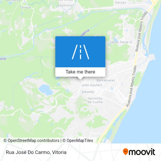 Rua José Do Carmo map