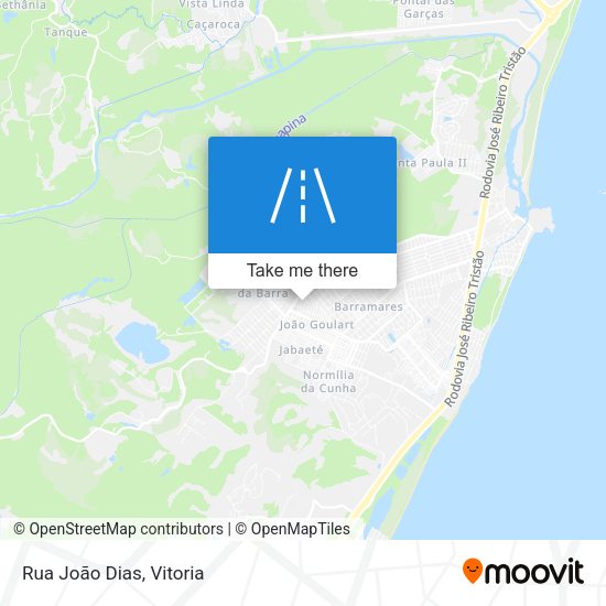 Rua João Dias map