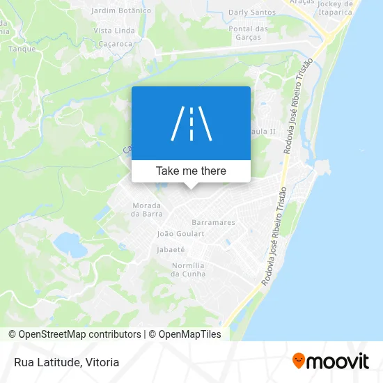 Rua Latitude map