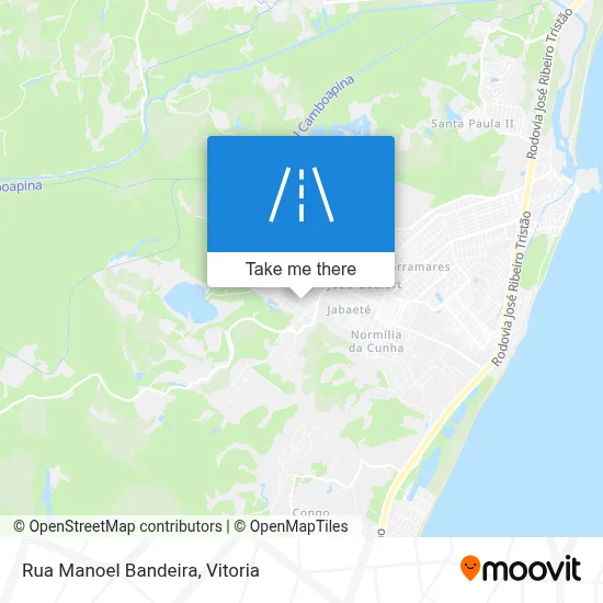 Rua Manoel Bandeira map