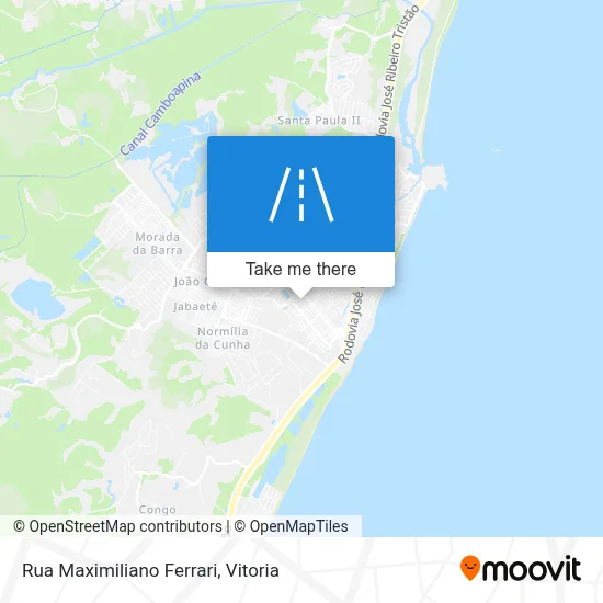 Rua Maximiliano Ferrari map