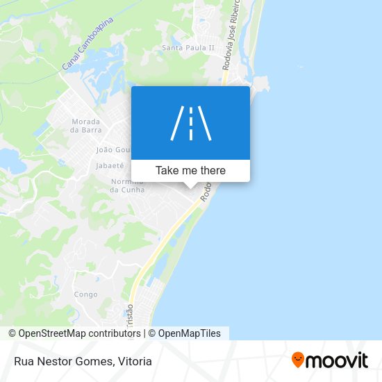 Rua Nestor Gomes map