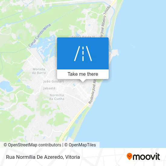 Rua Normília De Azeredo map