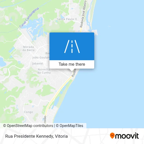 Rua Presidente Kennedy map