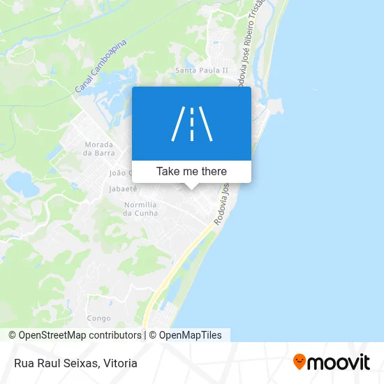 Rua Raul Seixas map