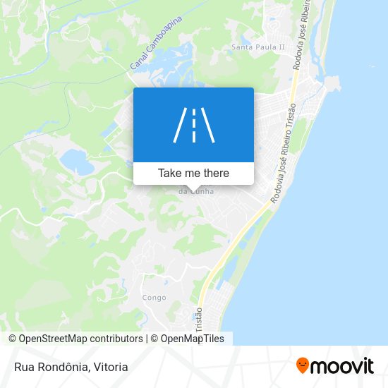 Rua Rondônia map