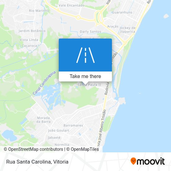 Rua Santa Carolina map