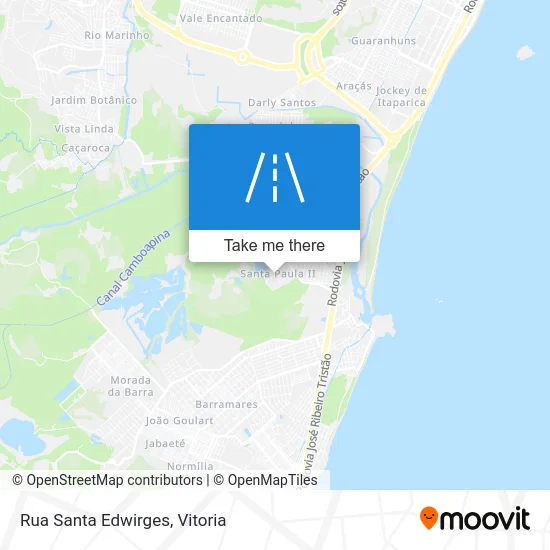 Rua Santa Edwirges map